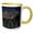 Yellow/White, variant on 3drose, Nyc Skyline, 11oz Mug