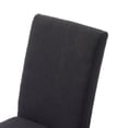 thumbnail image 2 of Juego de fundas para sillas impermeables, elásticas, fundas para asientos de sillas para el hogar, hotel, restaurante, color negro, 6 piezas, 2 of 5