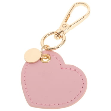 Pink Zinc Alloy Graceling Unique Design Heart Key Chain Fashion Pendant Wristband