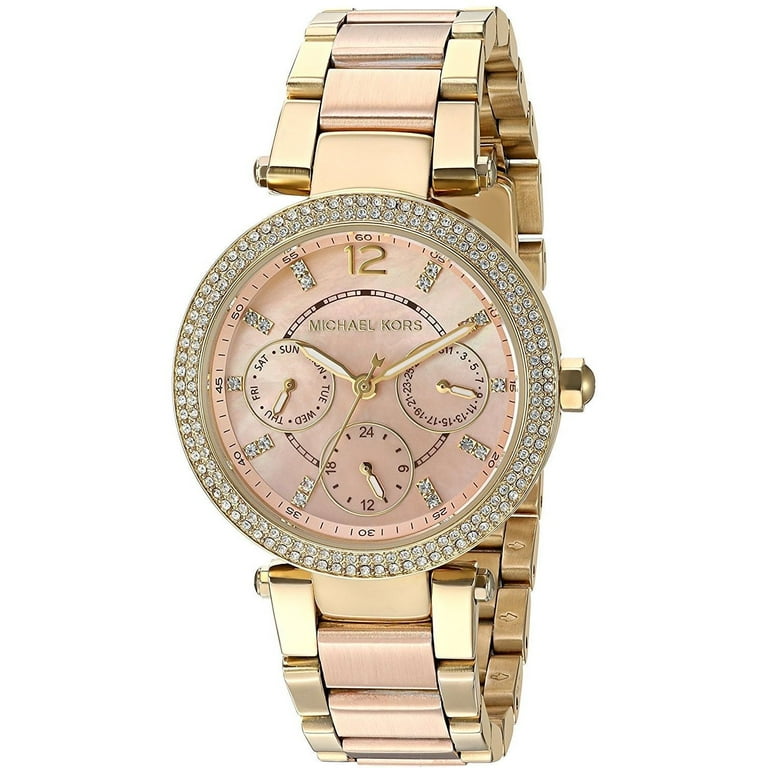 $150 Michael Kors Women's hot Parker Two-Tone Watch