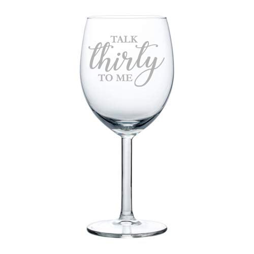 30th Birthday I Am 29 Plus Funny Stemmed Stemless Wine Glass 
