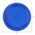 thumbnail image 6 of (4 pack) Disposable Paper Plates, 9", Blue, 55 Pieces, by Way To Celebrate, 6 of 13