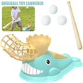 thumbnail image 1 of POINTERTECK Baseball Launcher Toys Kids Whale Baseball Pitching Machine Baseball Training Pitcher Game Outdoor Baseball Kids Toy with 3 Balls, 1 of 10