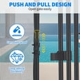 thumbnail image 3 of YUSAZENS Composite Fiber Pool Safety Fence, Removable Pool Barrier for Inground Above Ground Pool Backyard Safety 4x2.5ft, 3 of 8
