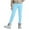 Light Blue1, variant on fatyb Boys Girls Fleece Leggings Elastic High Waist Thermal Pants Stretch Thick Warm Bottoms for Kids