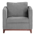 thumbnail image 1 of Sillón Dicasa Oslo 1 Plaza Gris Smoke, 1 of 8