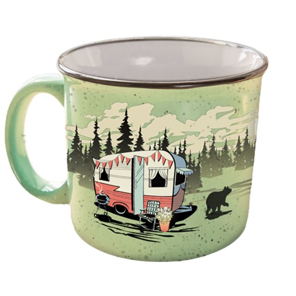 Camp Casual CC-004G Ceramic Mug - Beary Green