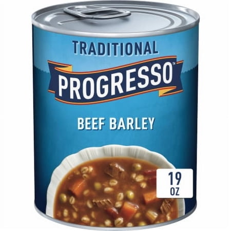 Pack of 2 - Progresso Traditional Ready to Serve Beef Barley Soup 19 oz