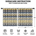 thumbnail image 2 of Blackout Kids Curtains,Boho Bohemia Pioneer Flower Childrens Insulated Curtains Set Of 2,Bedroom Essentials,Toddler Room Decor 52"x63"(132x160cm), 2 of 4