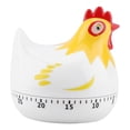 thumbnail image 4 of Nimomo Temporizador de Cocina Patrón de Pollo Duradero Cuenta Regresiva Temporizador de Cocina Recordatorio Multipropósito para cocinar Hornear(Blanco), 4 of 5