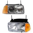 thumbnail image 4 of For 94-97 S15 Pickup Truck Front Headlight Headlamp Head Light w/Bulb PAIR SET, 4 of 5