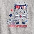 thumbnail image 3 of SpongeBob SquarePants - Shine Like Fireworks - Toddler & Youth Crewneck Fleece Sweatshirt, 3 of 6