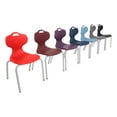 thumbnail image 3 of Learniture Profile Series School Desk Chair 18" Seat Height, Black Pack of 4, 3 of 10