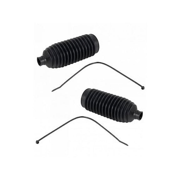 Front Rack and Pinion Bellow Set 2 Piece - Compatible with 2009 - 2018 Toyota Corolla 2010 2011 2012 2013 2014 2015 2016 2017