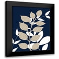 thumbnail image 1 of Robinson, Tamara 12x14 Black Modern Framed Museum Art Print Titled - Navy Foliage I, 1 of 5