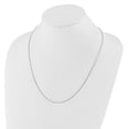 thumbnail image 5 of 14K White Gold Box Chain Styles Necklace Adjustable 1 mm 22 inch, 5 of 6