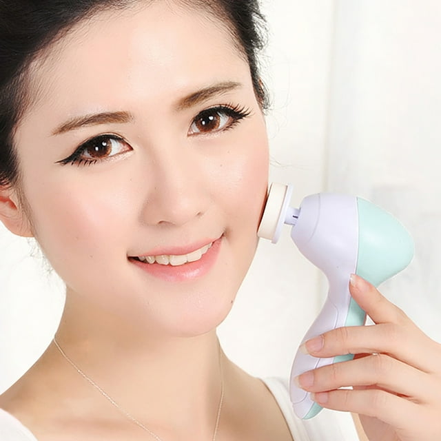 DPTALR Electric Chargeable Face Cleansing Brush Tools Deep Facial Clean Instrument Skin Massage Firming Rechargeable Facial Cleansing Brush Face Clean