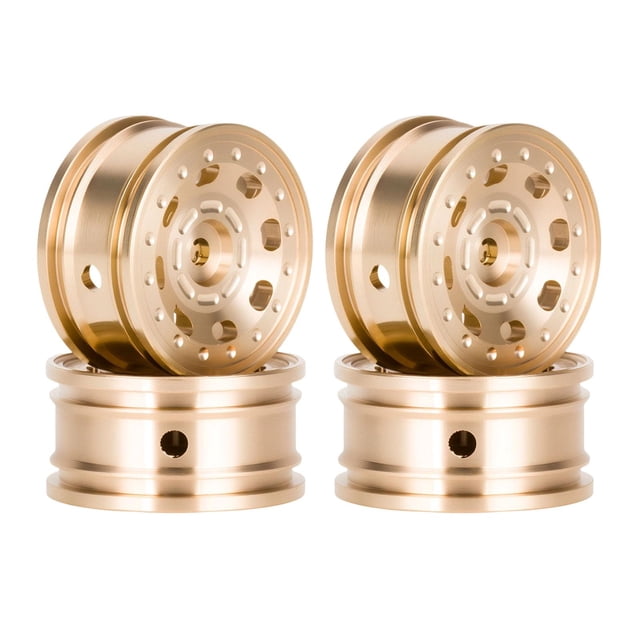 deevoka 4 Spare Brass Rims, Easy Installation, Sturdy Metal Accessories for Crawlers And 8 Hole