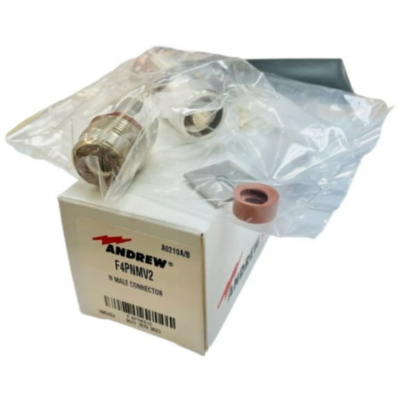 F4PNMV2 N Male Connector, Four 1/2in, FSJA 50B Cable