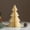 Style C, variant on Christmas Tree, 11.8 inch Folded Paper Tabletop Ornament, 1 Pack Dark Green Honeycomb Craft Decoration, For Indoor Home Office Holiday Party Winter Xmas Seasonal Desktop Display