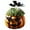 Black, variant on Halloween Pumpkin Planter Resin Decor, Artificial Flower Pot Figurine with Pumpkin Shape for Tabletop Shelf Entryway Fall Thanksgiving Indoor Home Decoration Accent