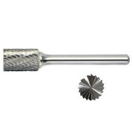 

Radnor SB-4DC 7/16 X 1 Cylindrical [End Cut] Shape Double Cut Carbide Burr (2 Pack)