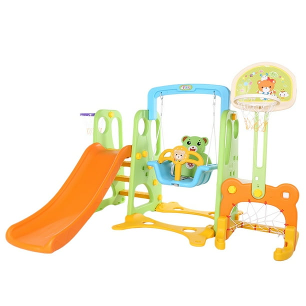 Lanhui 5 In 1 Kids Indoor And Outdoor Slide Swing And Basketball Football Baseball Set Applicable To Family Parent Child Activities Walmart Com Walmart Com Lanhui 5 In 1 Kids Indoor And Outdoor Slide Swing And Basketball Football Baseball Set Applicable To Family Parent Child Activities Walmart Com Walmart Com