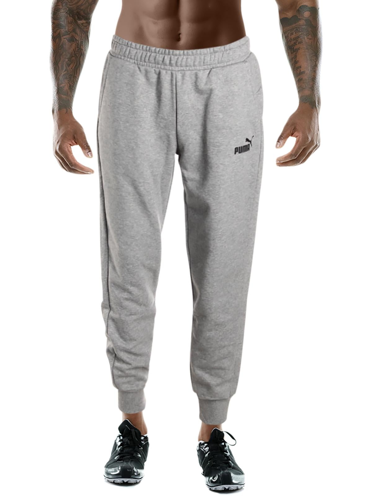 puma essentials grey sweatpants