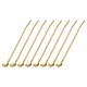 thumbnail image 1 of Inoxidable Acero Cuchara Pajitas, 16uds 8.6 Reutilizable Metal Largo Mango Beber Pajitas Cuchara para Batido Bebidas Cóctel, Oro, 1 of 7