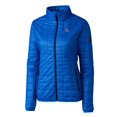 thumbnail image 2 of Women's Cutter & Buck Royal Louisiana Tech Bulldogs Rainier Eco Insulated Puffer Full-Zip Jacket, 2 of 3