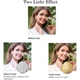 thumbnail image 3 of PinesC 2-in-1 Photo Reflector Fill Light Soft Light Collapsible Reflector 12" 30cm for Photography Photo Studio Lighting - Silver, Gold, 3 of 5