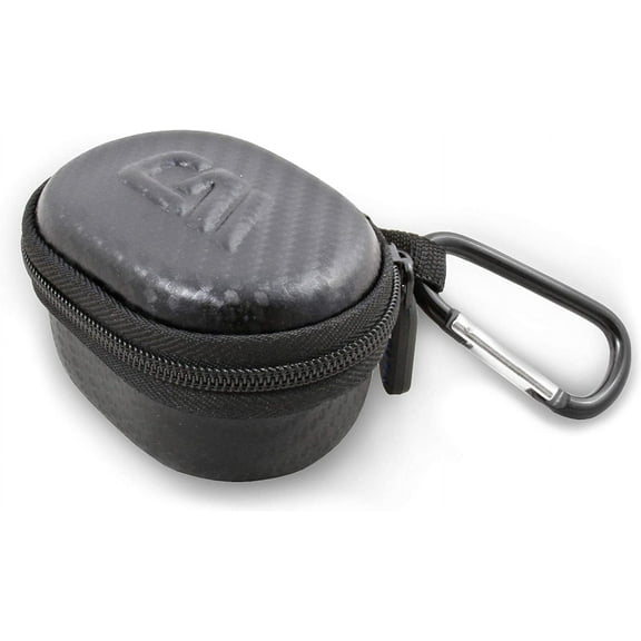 Black Travel Case For Fingertip Pulse Oximeter Fits Innovo Deluxe, Zacurate Pro, Santamedical, Concord Sapphire - Inlcudes CASE ONLY
