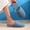 Blue, variant on Women’s Closed Toe House Slippers Soft Linen‑Lined Warm Slip‑On Mule Slippers Comfort Non‑Slip Indoor Bedroom Slippers for Ladies