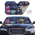 thumbnail image 2 of Balery Sea Inhabitans and Herb Print Car Windshield Sun Shade,Windshield Sunshade for Car Pickup Truck SUV Accessories-Medium, 2 of 7