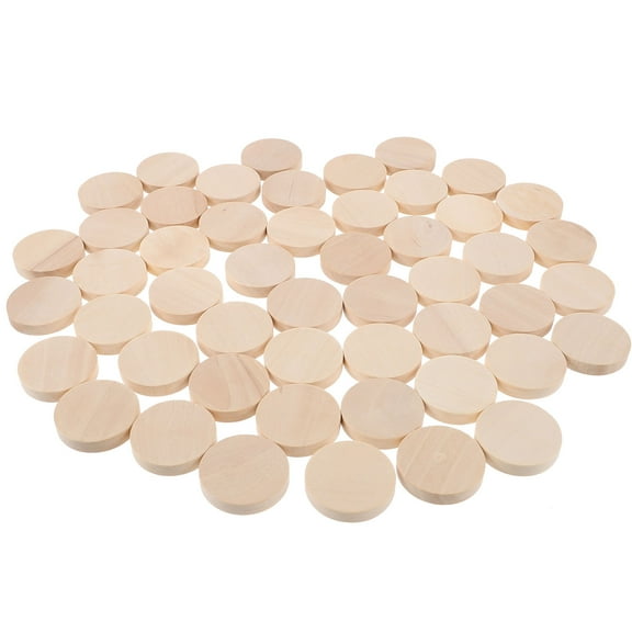 Masteelf Natural Wooden Circles for Crafts Beige Color Sturdy and Perfect for Decoration Multi Purpose DIY