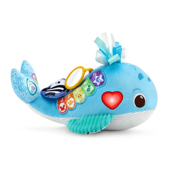 VTech Snuggle & Discover Baby Whale Soft Musical Baby Toy, Blue
