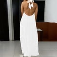 thumbnail image 6 of Women's Solid Color Backless Suspender Dress, 6 of 6