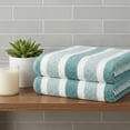 thumbnail image 6 of Unique Bargains Ultra Plush Soft Highly Absorbent Coral Fleece Bath Towel Green 71" x 35", 6 of 6
