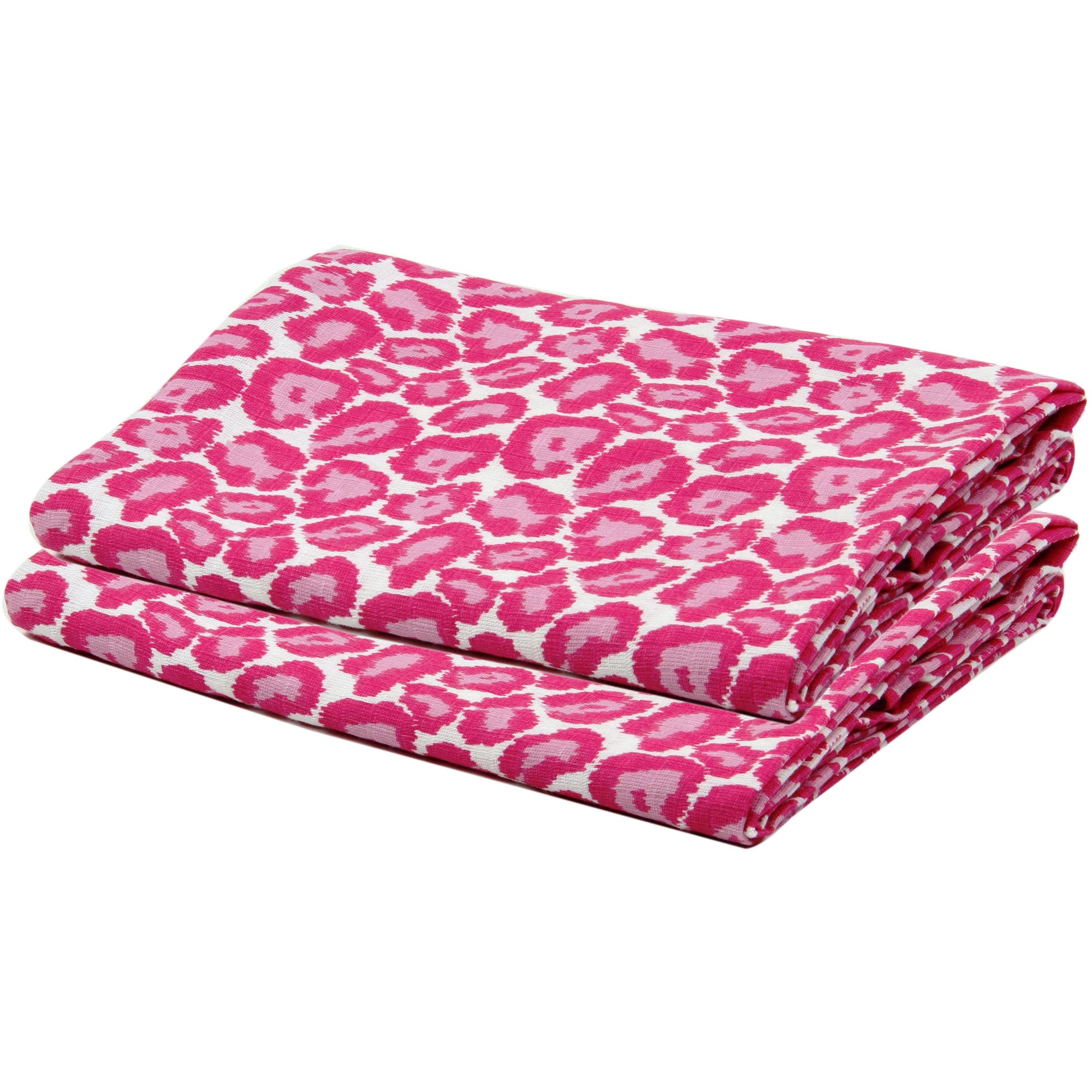 Bacati - Ikat Crib/Toddler Bed Fitted Sheets 100% Cotton Muslin 2 Pack, Available in Multiple Patterns