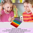 thumbnail image 4 of Yeacher Pop Bubble Fidget Sensory Toy Pure Compression Silicone Push Pop Bubble Sensory Toy -, 4 of 6