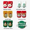 thumbnail image 4 of Toddler Kids Fuzzy Christmas Socks Baby Winter Slipper Socks Non Skid Socks for Girl Boy Baby Christmas Socks Fluffy Socks, 4 of 6