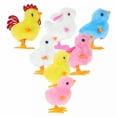 thumbnail image 4 of BESTSKY 2026 New 7Pcs Fluffy Walking Chicks Jumping Bunny Toys Easter Basket Fillers Wind Up Party Favor Toys for Spring Celebrations Stocking Stuffers, 4 of 5