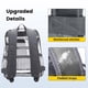 thumbnail image 4 of Mochila Vorspack de PVC transparente, gris pesado, 4 of 6