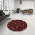 thumbnail image 4 of Ahgly Company Machine Washable Indoor Rectangle Transitional Fire Brick Red Area Rugs, 6' x 9', 4 of 7