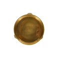 thumbnail image 3 of Plato con forma de pata Alice Lane Home Collection, dorado, pequeño, 3 of 9