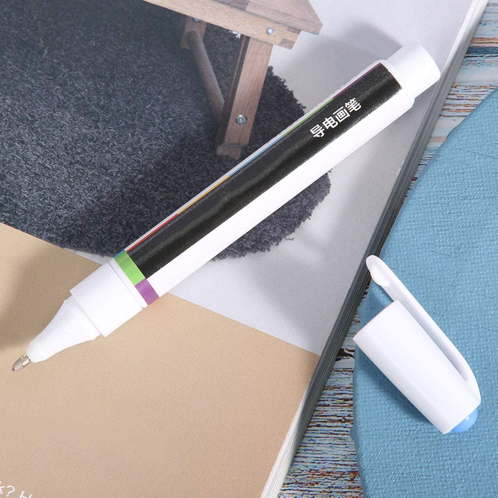 Conductive Pen Conductive Ink Pen Electronic Circuit Scribe Draw Remote Control Keyboard Repairing