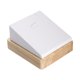 thumbnail image 5 of Expositor de collares, soporte de cadena para collares, de madera, práctico y moderno. Blanco, 5 of 9