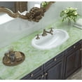 thumbnail image 5 of MOYISHI Cyan Green Marble Contact Paper 15.7 x 393.7 Inches Peel and Stick Wallpaper Vinyl Film Self Adhesive Removable Waterproof Wall Paper for Countertop Cabinet Kitchen, 5 of 6