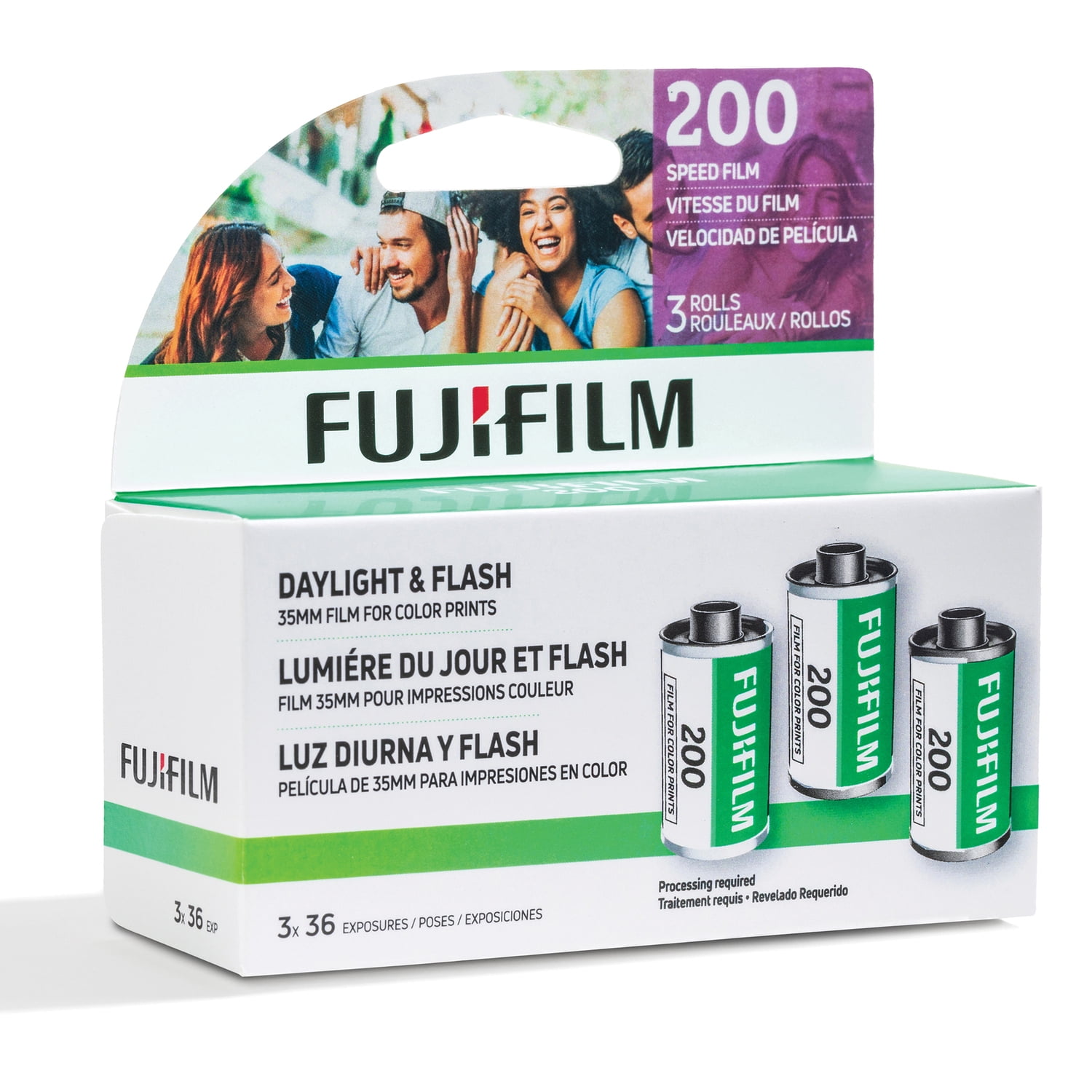 Fujifilm 50 Pièces Paquet Fujifilm Fujicolor Couleur Film Négatif Iso 200 35mm Rouleau 