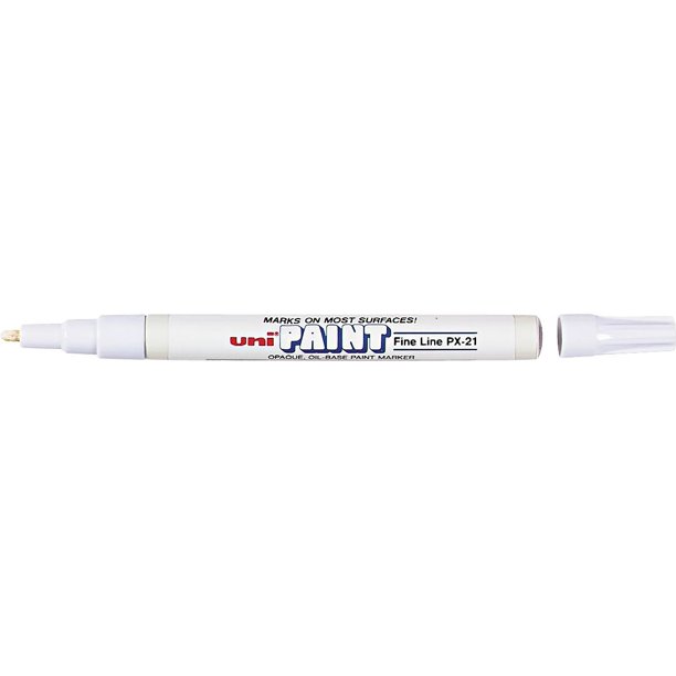 UniPaint Sanford Uni Paint Marker, Fine Point, White Ink 63713DZ